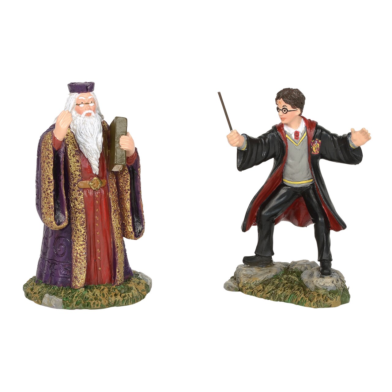 Department 56 Harry Potter Village Harry And The Headmaster Figurine 3in H